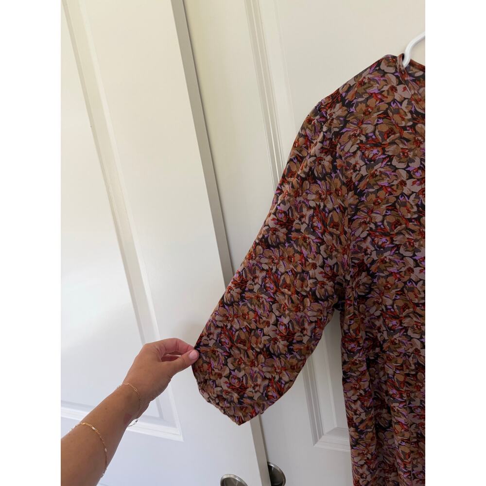 Natural Life Becca Tiered Floral Maxi Dress Large / XL - Picture 4 of 6